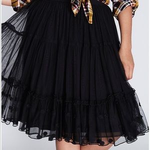 Lane Bryant Black Tulle Skirt - Size 26/28